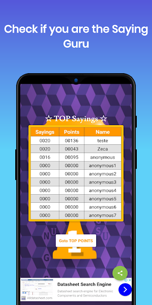 Sayings Guru (word game) Screenshot 3
