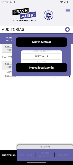 Crash Music Accesibilidad Screenshot 3