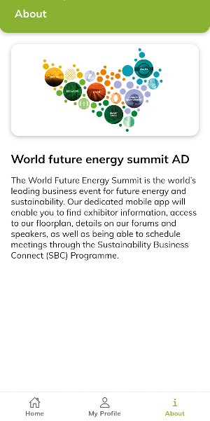 World Future Energy Summit AD Screenshot 2