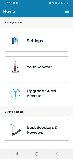 Electric Scooter Universal App by EScooterNerds Screenshot 0