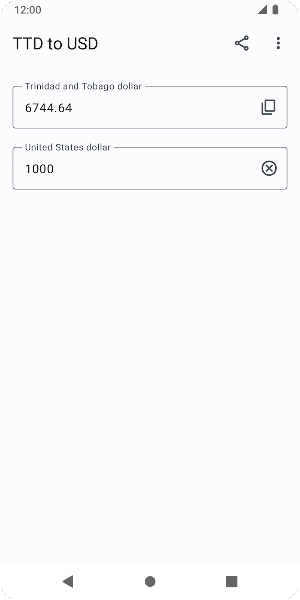 TTD to USD Screenshot 1