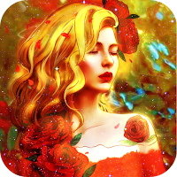 Rose Girl:Color Master by Number Coloring Book