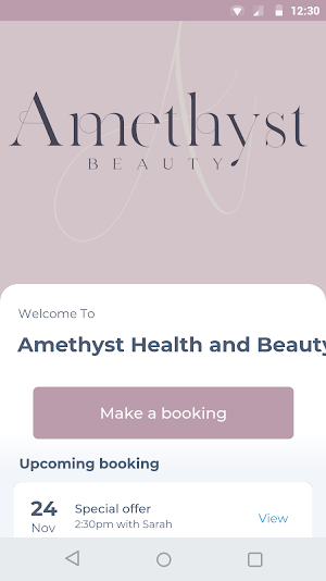 Amethyst Health and Beauty Screenshot 0