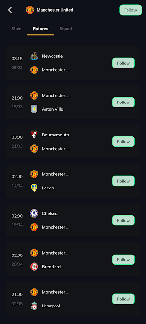 WinScore -Football quick score Screenshot 3