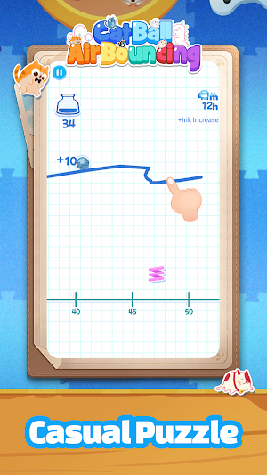 Cat Ball: Air Bouncing Screenshot 0