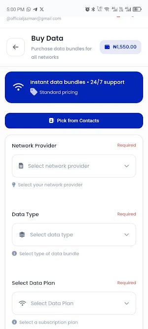 Bashpay - Data & Airtime Screenshot 1