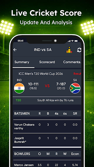 Live Cricket TV HD Screenshot 2