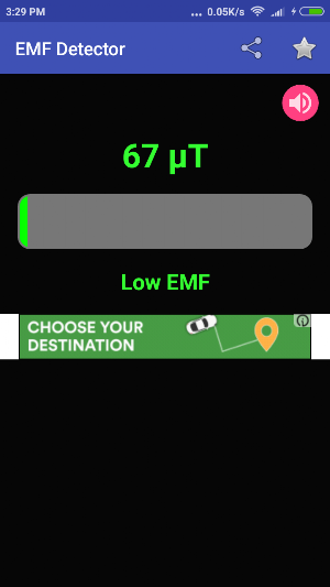 EMF Detector Screenshot 1