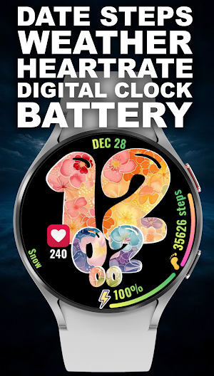 A079 Customizable Watch Face Screenshot 2