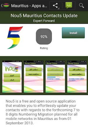 Mauritian apps Screenshot 1