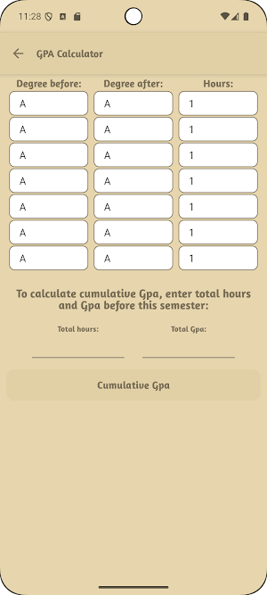 GPA Calculator Screenshot 2