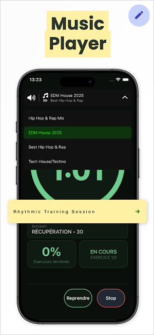 Tempo Workout Coach Timer HIIT Screenshot 2