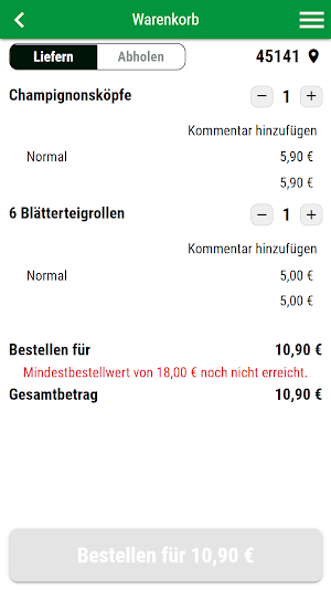 Holzofen Pizzeria Screenshot 1