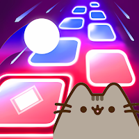 Pusheen Cat Hop Tiles