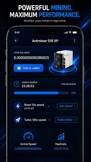 BitHash Miner : Mining Farms Screenshot 2