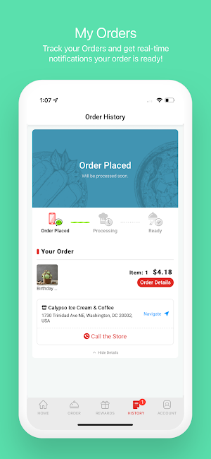 CALYPSO ICE CREAM & COFFEE Screenshot 1