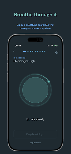 CalmAhead: Panic Attack Relief Screenshot 2