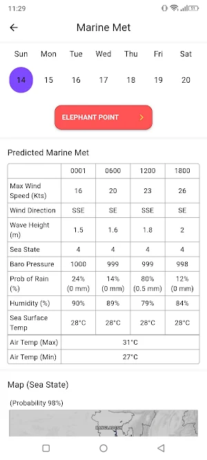 Marine Weather Forecast Screenshot 2