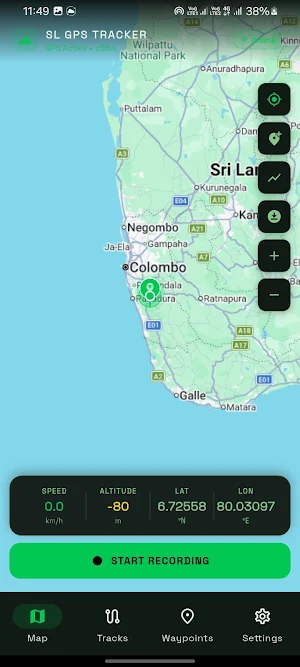 SL GPS Tracker - Offline Screenshot 2