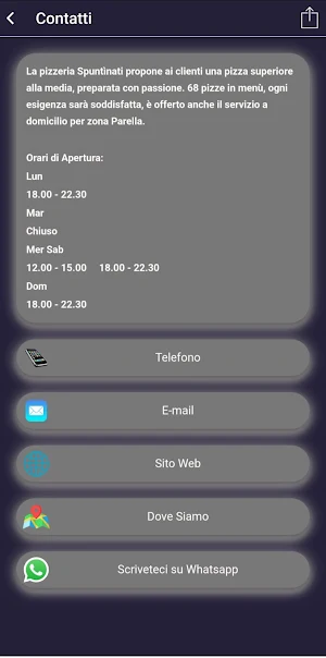 Pizzeria Spuntinati Torino APP Screenshot 1