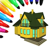 House Coloring Book