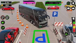 Coach Bus Parking Game Offline Screenshot 2
