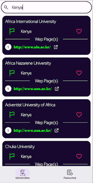 World Universities Screenshot 2