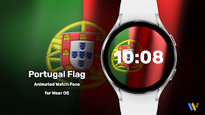Portugal Flag Watch Face Screenshot 0