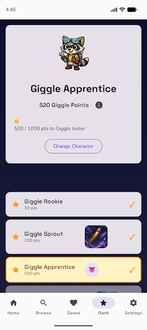 Giggle Galaxy Screenshot 2