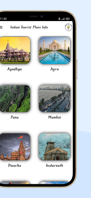 India Tourist Places Screenshot 0
