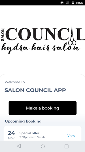 COUNCIL hydra hair salon Screenshot 0