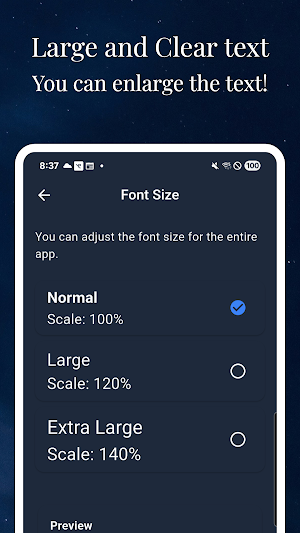Mobible - Large, Easy Bible Screenshot 2