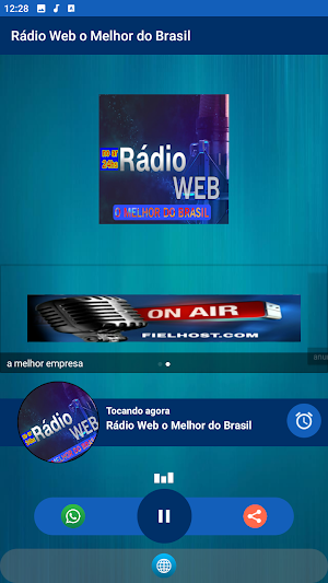 Rádio Web o melhor do Brasil Screenshot 0