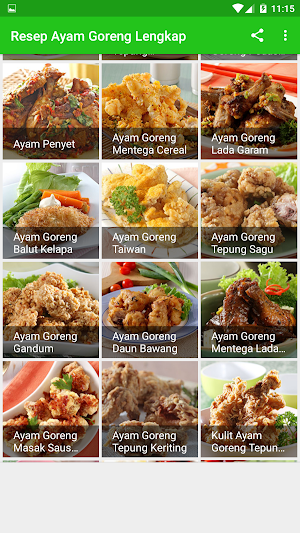 Resep Ayam Goreng Lengkap Screenshot 3
