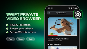 Swift Private Video Browser Screenshot 0