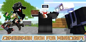 Cameraman Skin For Minecraft Screenshot 1