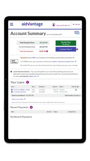 Aidvantage Screenshot 3