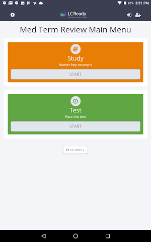 Medical Terminology Review Screenshot 1