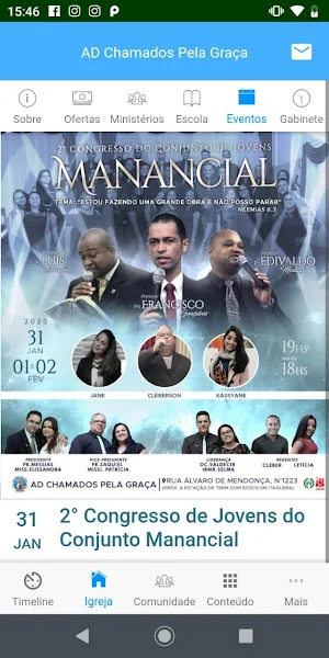 Assembléia de Deus Chamados Pela Graça Screenshot 3