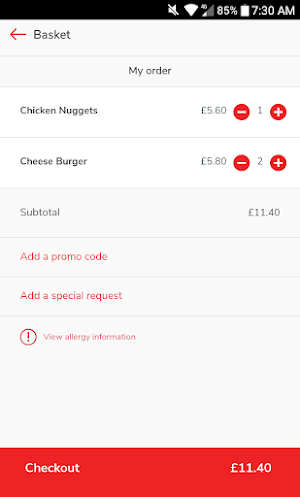 Order Food Now Screenshot 2