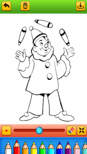 coloring funny clown Screenshot 3