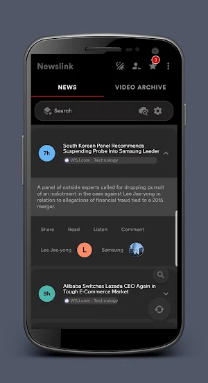 Newslink Screenshot 3