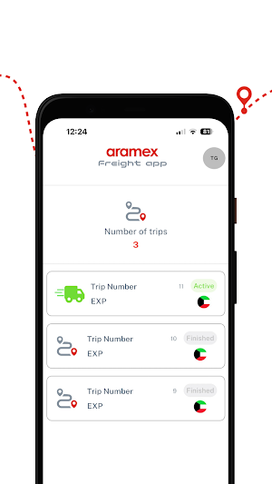 Aramex Freight App Screenshot 3