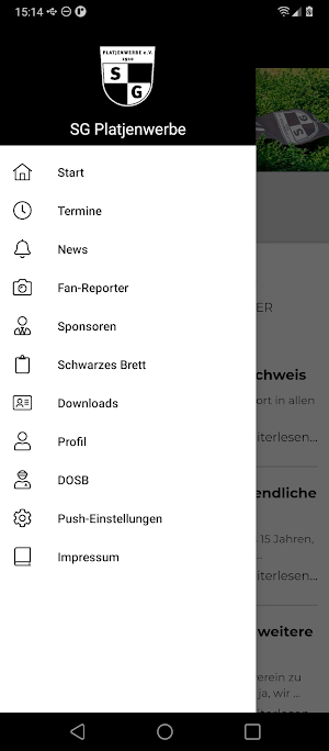 SG Platjenwerbe e.V. Screenshot 2