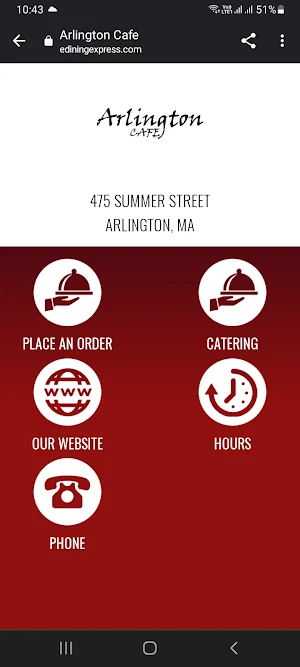 Arlington Cafe Screenshot 0