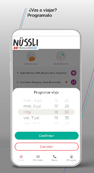 Nussli Traslados Screenshot 1