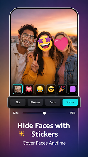BlurCut: Face Blur & Eraser Screenshot 3