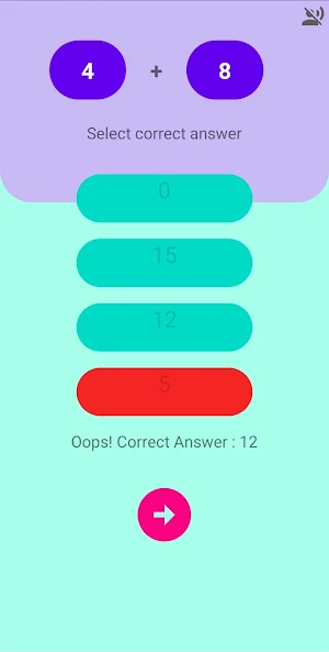 Math Quiz Screenshot 3