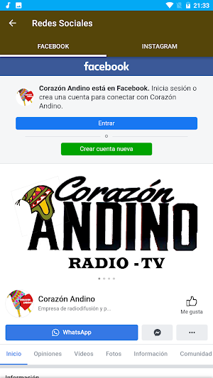 Radio TV Corazón Andino Screenshot 3