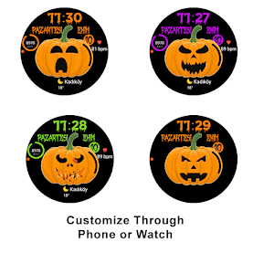 Halloween Pumpkin Watchface Screenshot 0